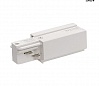 3Ph | EUTRAC®, разъём питания торцевой, 16А макс., GND слева, белый RAL9016