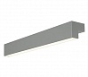 L-LINE  60 LED светильник накладной IP44 с LED 12.9Вт (14Вт), 3000К, 700lm, серый