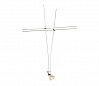 TENSEO, WIRE II MR16 светильник 12В AC для лампы QR-C51 50Вт макс., хром