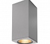 BIG THEO LED UP-DOWN светильник настенный IP44 с LED 2x17.5Вт (42Вт), 3000K, 24°, 4000lm, серебр.