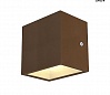 SITRA CUBE LED светильник настенный IP44 10Вт с LED 3000К, 2х 560лм, 2х 90°, бурый