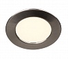 DL 126 LED светильник встраиваемый с 6 SMD LED, 2.8Вт, 2700K, 160lm, 90°, 12B=, матированный металл