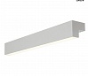 L-LINE  60 LED светильник накладной IP44 10Вт с LED 3000К, 820лм, 120°, серебристый (ex 157434)