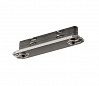 D-TRACK, коннектор прямой внутренний, 230В, 10А макс., серебристый