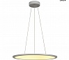 PANEL 60 ROUND светильник подвесной 42Вт с LED 2700К, 2850лм, 110°, димм. 1-10В, серебр. (ex 158632)
