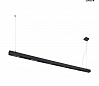 Q-LINE BAP PD 2m LED светильник подвесной 85Вт с LED 4000К, 4600лм, 30°, URG<10, CRI>90, черный