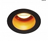 HORN MEDI LED светильник встраиваемый 350мА 5Вт с LED 3000К, 275лм, 15°, черный/ золотой