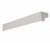L-LINE  60 LED светильник накладной IP44 с LED 12.9Вт (14Вт), 3000К, 700lm, серебристый