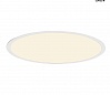 LED PANEL ROUND светильник встраиваемый 1000-1050mA с LED 40Вт, 3000K, 2630lm, без БП, белый