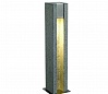 ARROCK SLOT GU10 светильник IP44 для LED GU10 4Вт макс., "соль&перец" / сталь