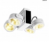 TEC KALU 4 LED светильник накладной 60Вт с LED 3000К, 3800лм, 4х  60°, белый/ черный