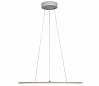LED PANEL ROUND светильник подвесной с LED 39.71Вт, 2700K, 3050lm, 110°, диммируемый 1-10В, серебр.