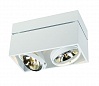 KARDAMOD SQUARE QRB DOUBLE светильник накладной для ламп QRB111 2x50Вт макс., белый