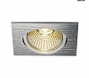 NEW TRIA 68 SQUARE CS/LS DtW светильник встр. 7.2Вт с LED 1800-3000К, 440лм, 38°, CRI>90, алюминий