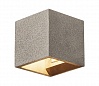 !! SOLID CUBE светильник настенный для лампы QT14 G9 25Вт макс., черный песчанник