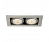 KADUX 2 LED SET, светильник с COB LED 2х 6.2Вт (15Вт), 3000К, 1200lm, 38°, с бл. питания, алюминий
