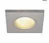 DOLIX OUT SQUARE GU10 светильник встраиваемый IP65 для лампы GU10 50Вт макс., серебр. (ex 111144)