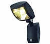MERVALED S светильник IP54 с датчиком движения и COB LED 12Вт (14Вт), 3000К, 750lm, 90°, антрацит