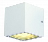 SITRA CUBE светильник настенный IP44 для 2-х ламп GX53 по 9Вт макс., белый