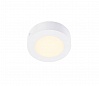 SENSER ROUND  6W светильник накладной 230V c SMD LED 6Вт (6.7Вт), 3000K, 230lm, c БП, белый