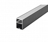 GLENOS Pro-4970 100 профиль накладной, 1 m, черный