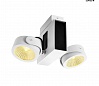 TEC KALU 2 LED светильник накладной 31Вт с LED 3000К, 1900лм, 2х 24°, белый/ черный