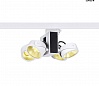 3Ph, TEC KALU 4 LED светильник накладной 60Вт с LED 3000К, 3800лм, 4х  60°, белый/ черный
