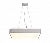 MEDO 60 SQUARE LED светильник накладной с LED 39Вт, 3000К, 3300лм, диммируемый 1-10В, серебристый