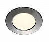 DL 126 LED светильник встраиваемый с 6 SMD LED, 2.8Вт, 2700K, 160lm, 90°, 12B=, хром