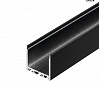 GLENOS Pro-3030 200 профиль накладной, без экрана, 2 m, черный