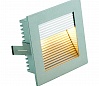 FLAT FRAME, CURVE светильник встраиваемый для лампы QT9 G4 20Вт макс., серебристый/ алюминий