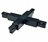 3Ph | EUTRAC®, X-коннектор для двух контуров с разъемом подвода питания, 16А макс., черный