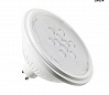 LED QPAR111 GU10 источник света 230В, 7Вт, 3000K, 730лм, 40°, белый корпус