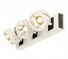 KALU 3 LED светильник накладной с COB LED 3х 10Вт (32Вт), 3000K, 1980lm, 24°, черный/ белый