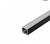 GLENOS Pro-3030 300 профиль накладной, без экрана, 3 m, черный