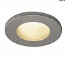 DOLIX OUT ROUND GU10 светильник встраиваемый IP65 для лампы GU10 50Вт макс., серебристый (ex 111024)
