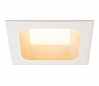 VERLUX 28 светильник встраиваемый с LED 28Вт (31Вт), 3000К, 2360lm, 80°, белый