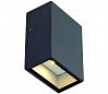 QUAD 1 светильник настенный IP44 с PowerLED 3Вт (4.6Вт), 3000K, 80lm, 90°, антрацит