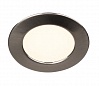 DL 126 LED светильник встраиваемый с 6 SMD LED, 2.8Вт, 3000K, 160lm, 90°, 12B=, матированный металл