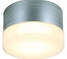 MICRO FLAT светильник накладной IP44 для лампы GX53 9Вт макс., серебристый / стекло матовое