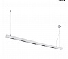 Q-LINE BAP PD 2m LED светильник подвесной 85Вт с LED 3000К, 4200лм, 30°, URG<10, CRI>90, серебристый
