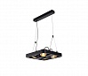 LYNAH SQUARE светильник подвесной c COB LED 4х 10Вт (42Вт), 3000K, 2640lm, черный