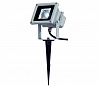 LED OUTDOOR BEAM 10W светильник IP65 с COB LED 10Вт (12.8Вт), 5700K, 750lm, 100°, серебристый