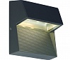 LED DOWNUNDER SQUARE светильник настенный IP44 с 3 PowerLED по 1Вт (5Вт), 3000K, 100lm,  антрацит