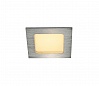 FRAME BASIC LED SET светильник встраив. с LED 6Вт (9,4Вт), 3000K, 450lm, с блоком питания, серебрис.