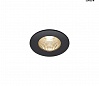 PATTA-I ROUND DtW светильник встраиваемый IP65 7.3Вт c LED 1800-3000К, 440лм, CRI>90, черный