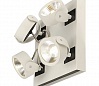 KALU 4 SQUARE LED светильник накладной с COB LED 60Вт, 3000К, 4000лм, 60°, белый/ черный