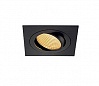 NEW TRIA XL SQUARE SET светильник с COB LED 13ВТ (16Вт), 2700К, 1010lm, 38°, с бл. питания, черный