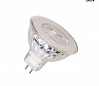 НЕДОСТУПЕН К ЗАКАЗУ! LED MR16 источник света 12В, 5.5Вт, 3000K, 460лм, 36°, зерк. Корпус (ex 560173)