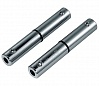WIRE SYSTEM, коннектор изолирующий. 6см, 2 шт., хром